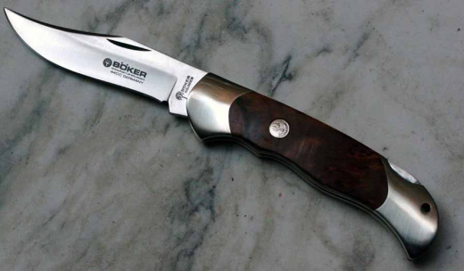 Böker Optima Thuya Clip Point 113002TH Lockbacklappmesser
