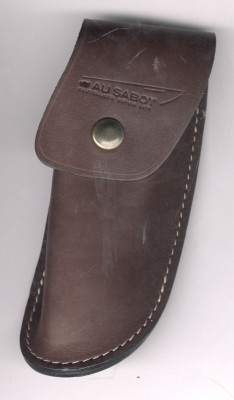 Au Sabot Messer Leder Etui braun gro