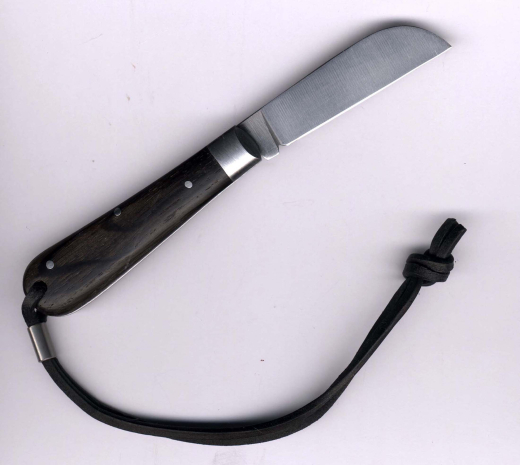Otter Ankermesser 171 LB klein Räuchereiche mit Lederband