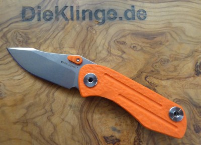 Real Steel RSK3001 Precision Framelock Einhandklappmesser Orange