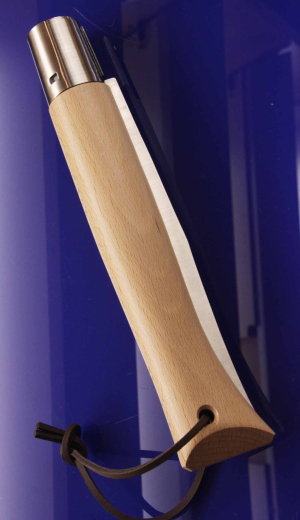 Opinel No 13 Riesenopinel Giant Folding Knife mit 22cm Klinge und Lederband