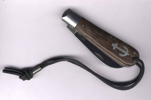 Otter Ankermesser Räuchereiche 172LB groß Carbon Lederband