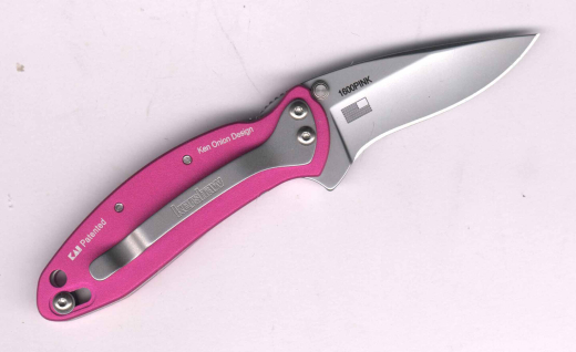 Kershaw Chive 1600 Pink Einhandmesser mit Federunterstützung