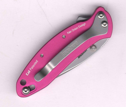 Kershaw Chive 1600 Pink Einhandmesser mit Federunterstützung