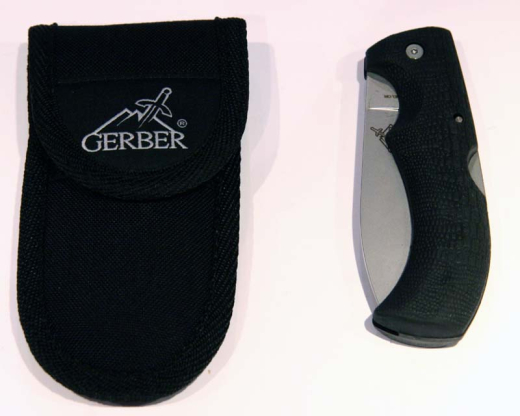 Gerber Gator Drop Point Folder 154 CM plain 6064