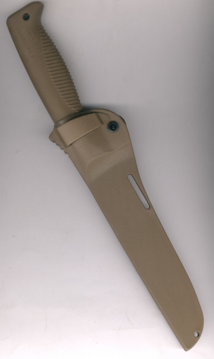 Peltonen M95 Knife Sissipuukko FJP 120 in coyotefarbener Kompositscheide