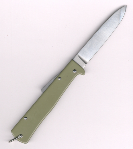 Otter Mercator Klappmesser gross Katze K55K Carbon oliv 10-426rg K OL