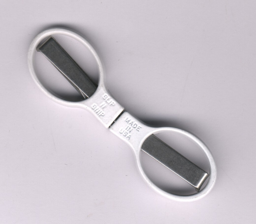 Slip N Snip Faltschere klein breite Spitze weiße Griffe