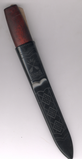 Mora Classic No 2 Kohlenstoffstahl roter Griff