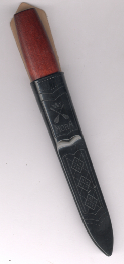 Mora Classic No 1/0 Kohlenstoffstahl roter Griff