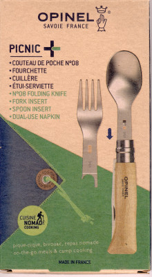 Opinel Picnic Plus Gabel Lffel Aufsteckset