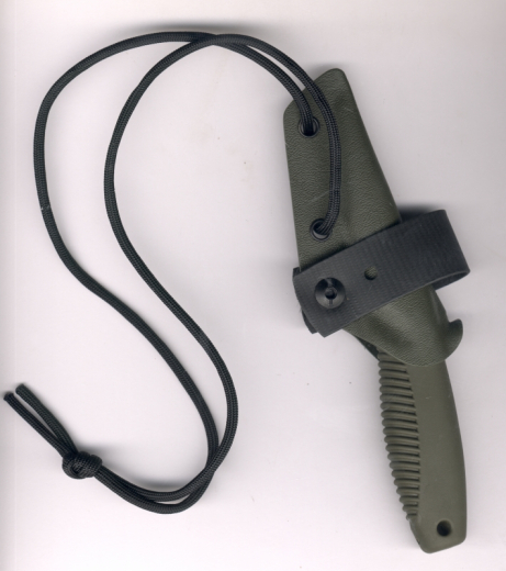 Peltonen M23 Ranger Cub FJP 307 Coyote Messer in grüner Kydexscheide