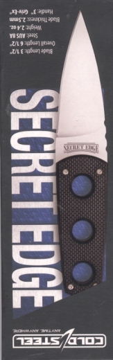 Cold Steel Secret Edge 11SDT Neckknife
