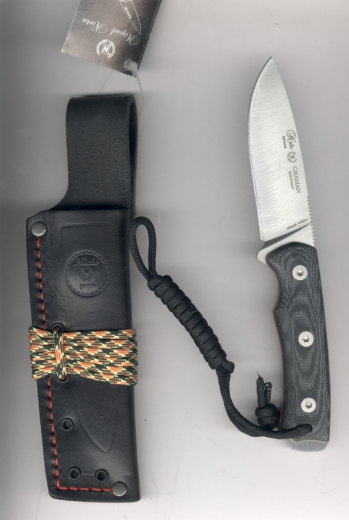 Nieto Jagdmesser Bushcraftmesser Chaman 139-M Blackmicarta