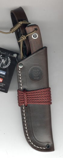 Nieto Jagdmesser Bushcraftmesser Chaman 146-B Scandi Bocote