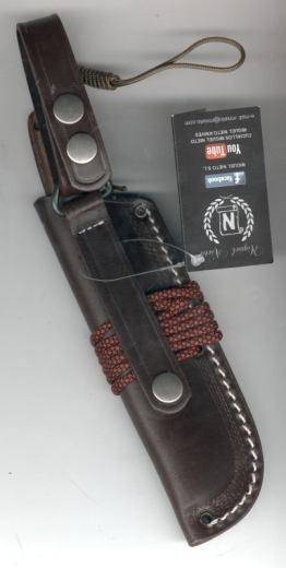Nieto Jagdmesser Bushcraftmesser Chaman 146-B Scandi Bocote