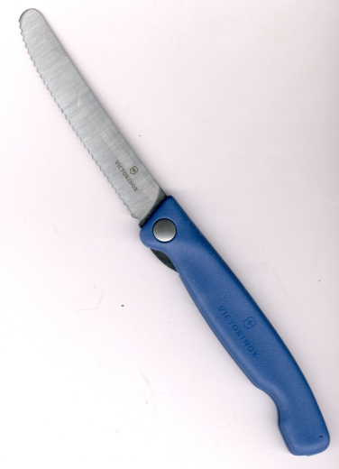 Victorinox Swiss Classic Picnic Knife blau 6.7832.FC1 Reisebrötchentafelklappmesser Welle