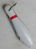 Bowling Pin Kegel Messer als Schlüsselanhänger