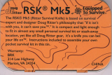 Doug Ritter RSK Mk5 stonewashed grau DRMK5