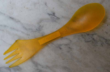 Light My Fire Spork Originalgröße Farbe Transparent Orange