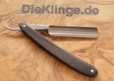Dovo Bismarck Rasiermesser 558130 Ebenholz Monogrammplatte