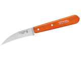 opinel Schälmesser No 114 Vogelschnabelform Griff orange