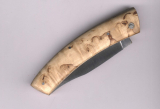 Au Sabot Baribal Klappmesser mit Birkenholzgriff 434059