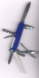 Victorinox Huntsman blue blau transparent 1.3713.T2