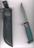 Marttiini Big Game Martef 181413 Jagdmesser Clippoint mit schwarzer Klinge und grünem Griff
