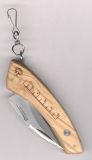 Maserin 74322 Pilzmesser Olivenholz mit Ausklappbürste