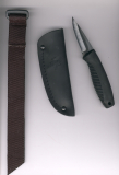 Peltonen M23 Ranger Cub FJP300 Messer in schwarzer Lederscheide
