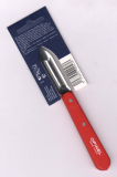 Opinel Universalschäler mit Zackenklinge, Farbe Rot