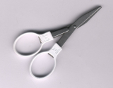 Slip N Snip Faltschere klein breite Spitze weiße Griffe