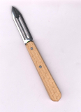 Opinel Universalschäler mit Glattschliffklinge, Griff natur