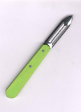 Opinel Universalschäler mit Glattschliffklinge, Griff grün