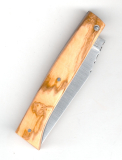 Au Sabot Alpin Klappmesser Olivenholz Schneeflocke 221005