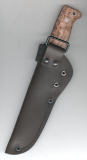 Peltonen Peltonen M07 Ranger Knife Fulltang Curly Birch FJP500 in brauner Lederscheide