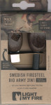 Swedish Firesteel Bio Army 2 in 1 mit Kunststoffgriff braun