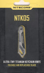 Nitecore NTK05 Tiny Titanium Skalpell Klappmesser