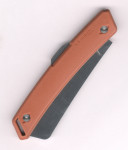 Florinox Clovis Orange Klappmesser Sheepfoot 2-Hand