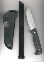 Peltonen Peltonen M07 Ranger Knife Fulltang Micarta FJP501 in schwarzer Lederscheide