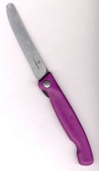 Victorinox Swiss Classic Picnic Knife pink 6.7835.FC1 Reisebrötchentafelklappmesser Welle